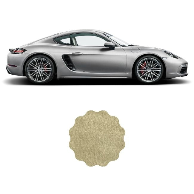 Material de tela de reparación de techo de gamuza elástica compatible con Porsche Cayman y Cayman S