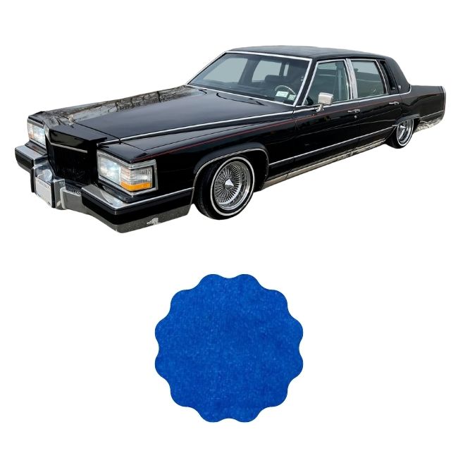 Material de revestimiento de techo de gamuza elástica compatible con Cadillac Brougham