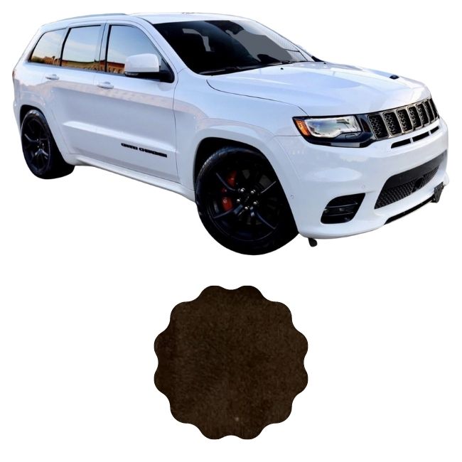 5 yardas de gamuza elástica con respaldo de espuma para Jeep Cherokee SRT