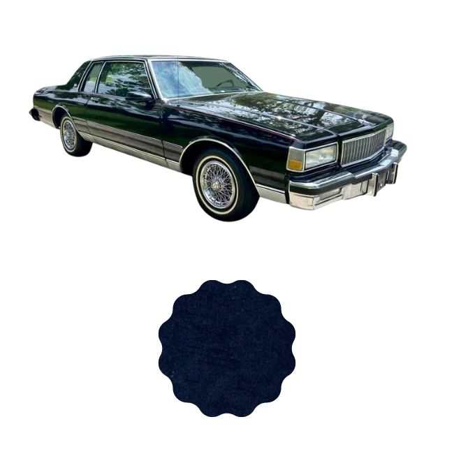 Revestimiento de gamuza para techo de Chevy Caprice Coupe y Sedán 1979-1989