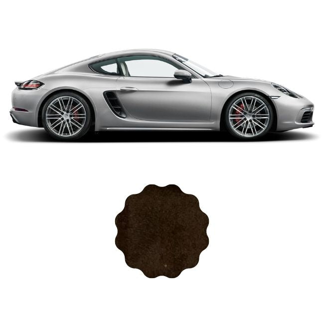 Material de tela de reparación de techo de gamuza elástica compatible con Porsche Cayman y Cayman S