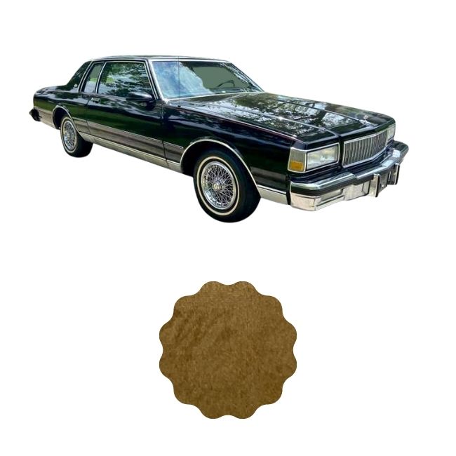 Revestimiento de gamuza para techo de Chevy Caprice Coupe y Sedán 1979-1989