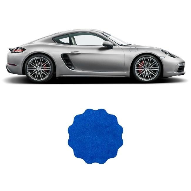 Material de tela de reparación de techo de gamuza elástica compatible con Porsche Cayman y Cayman S