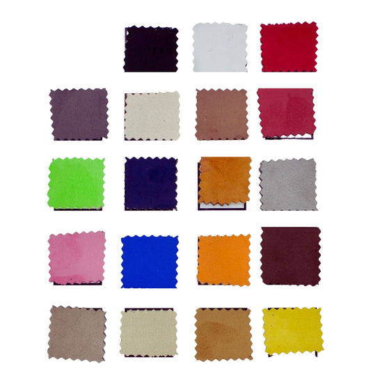 6" X 6" SWATCH SAMPLE - Stretch Suede Headliner W/ Foam Backing - Headliner Magic Samples, Suede, Swatches