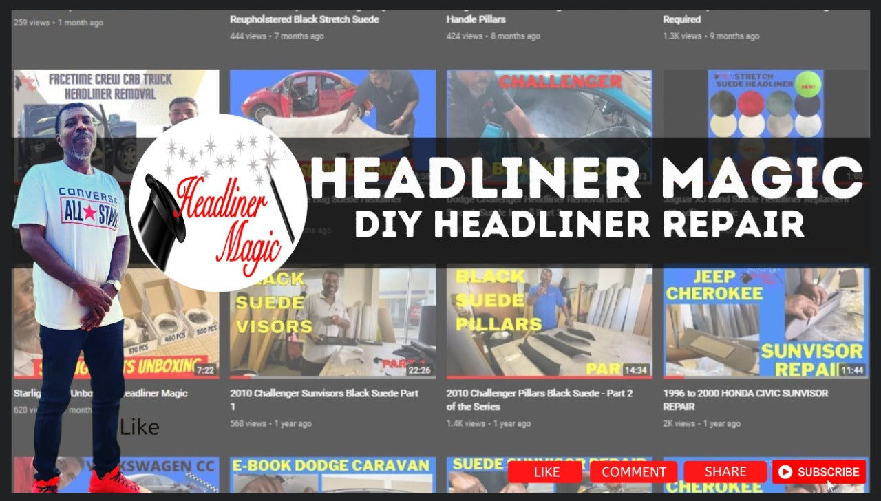 Headliner Fabric Material Fits Mini Cooper by Headliner Magic