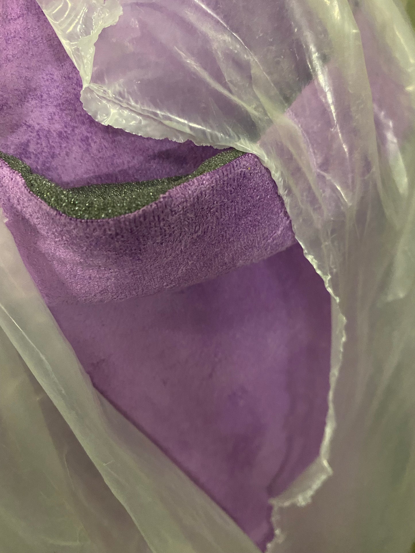 Purple Stretch Suede With Foam Backing