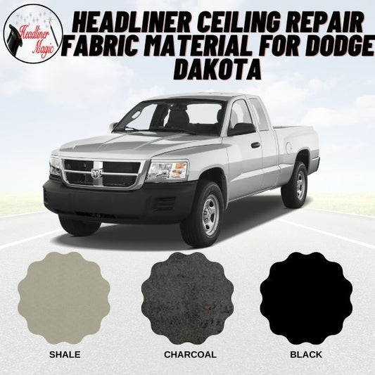 Headliner Material for Dodge Dakota Single Cab with Adhesive