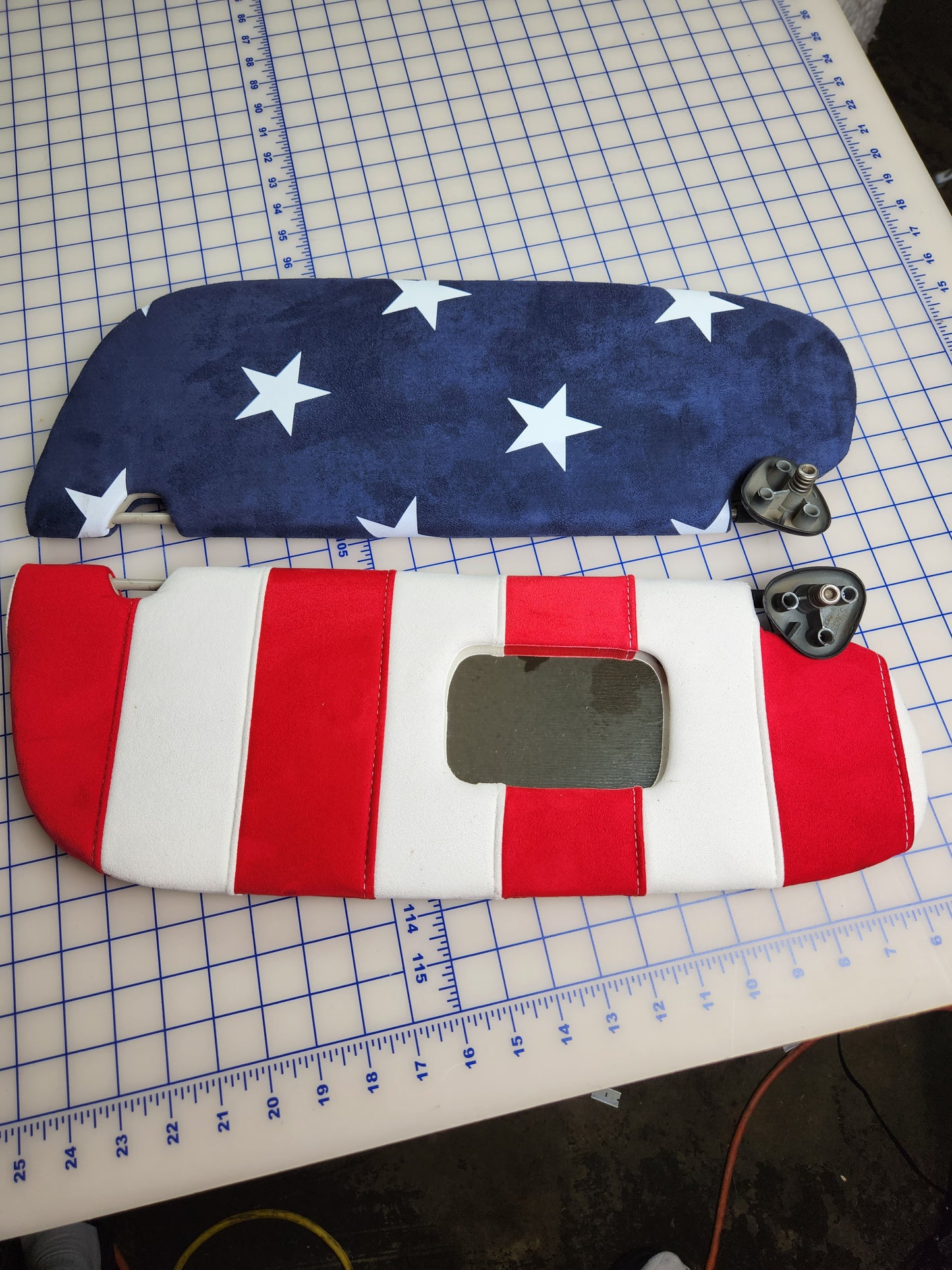 Suede American Flag Headliner Kit for Crew / Quad Cab Trucks