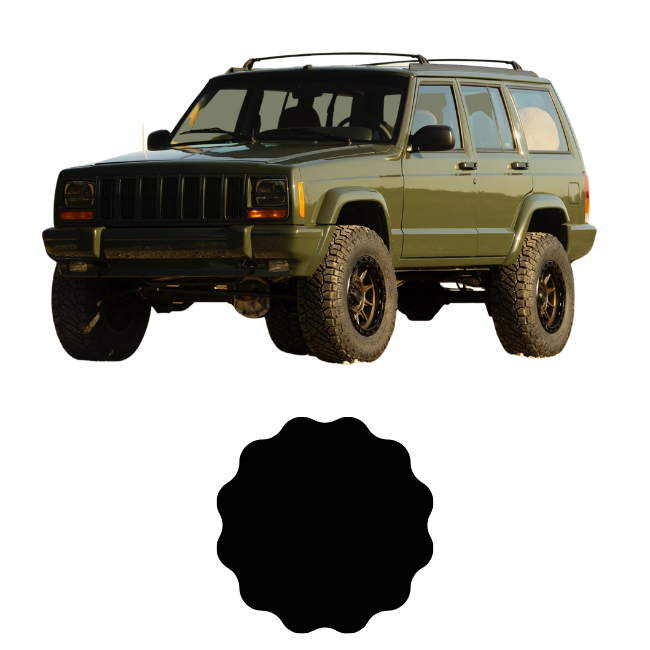Headliner Material for JEEP CHEROKEE XJ by Headliner Magic Black