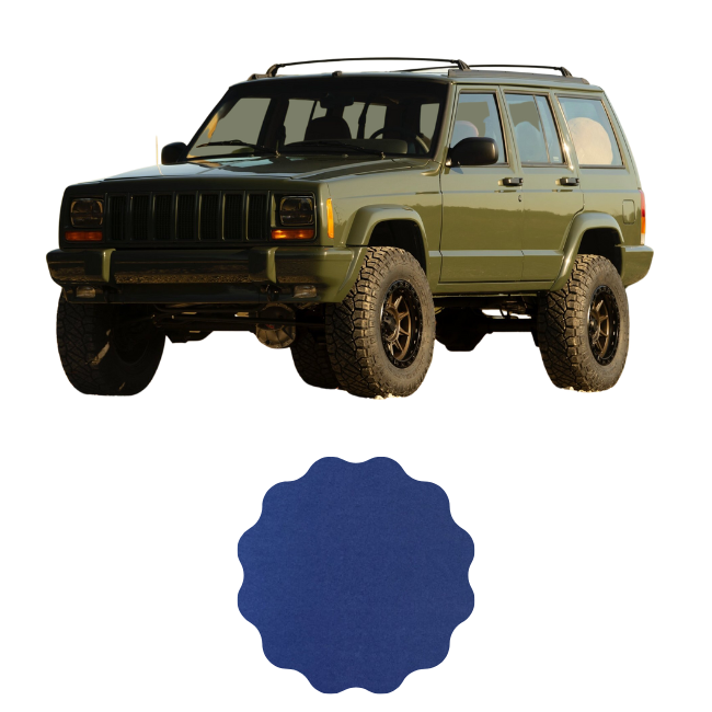 Headliner Material for JEEP CHEROKEE XJ by Headliner Magic Navy Blue