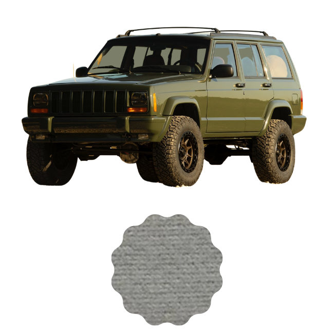 Headliner Material for JEEP CHEROKEE XJ by Headliner Magic Gray