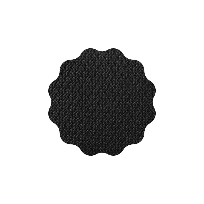 ANTRACITE BLACK - 5" X 5" SWATCH SAMPLE - Choose from 4 Colors Compatible with Porsche Vehicles