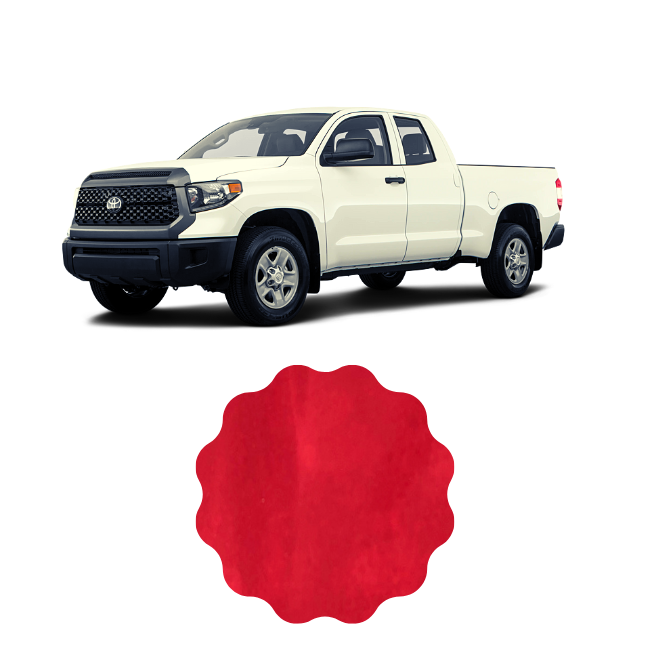 Stretch Suede Headliner Material for Toyota Tundra Trucks by Headliner Magic Red