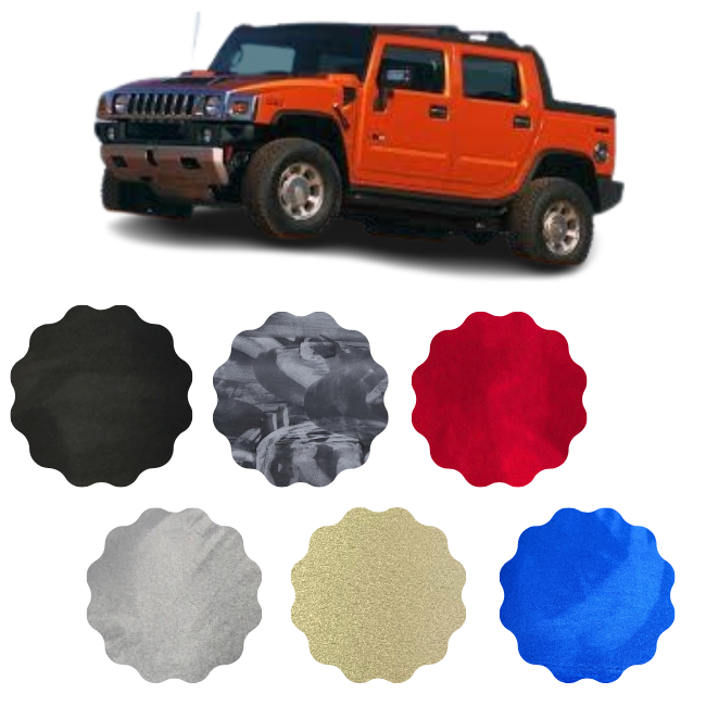 Custom Suede Headliner Fabric Material for Hummer H2 SUT