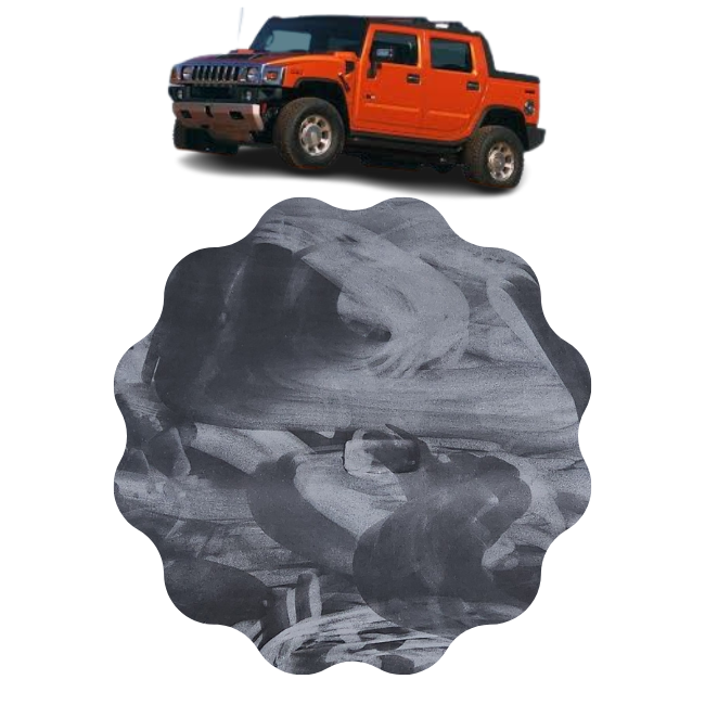 Custom Suede Headliner Fabric Material for Hummer H2 SUT