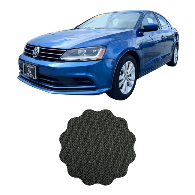 Flat Knit Style Headliner Ceiling Repair Fabric Material Compatible to VW JETTA 2006 & UP
