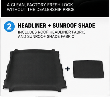 2004–2010 BMW 5 Series E60 Sedan Headliner Replacement Kit