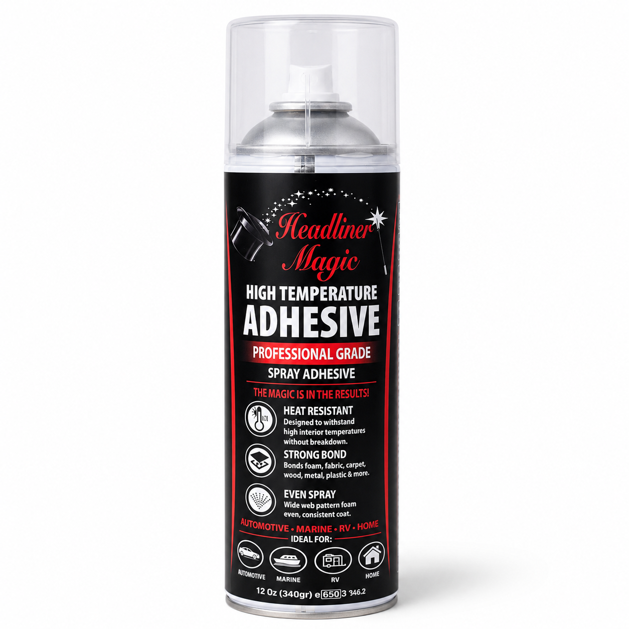 Headliner Magic high temperature professional grade 12 oz spray adhesive