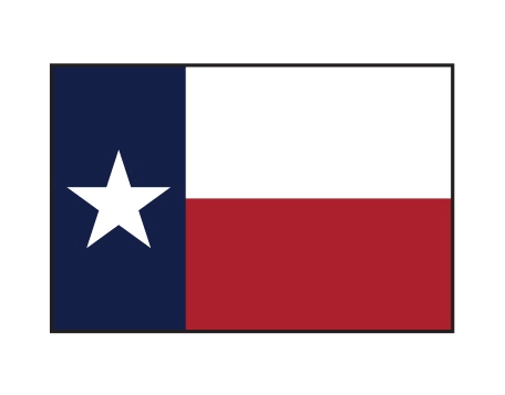 Suede Texas Flag Headliner Fabric for Crew / Quad Cab Trucks