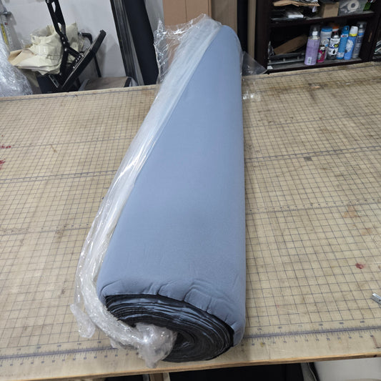 Light Blue 3/16" Foam Backed Headliner Material Sold By the Yard