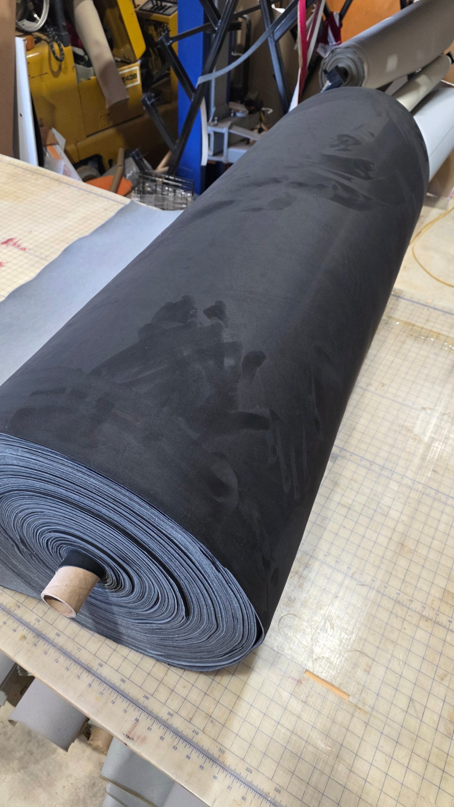 Material de tela para revestimiento de techo de gamuza compatible con Jaguar XK Coupe / Sedan 