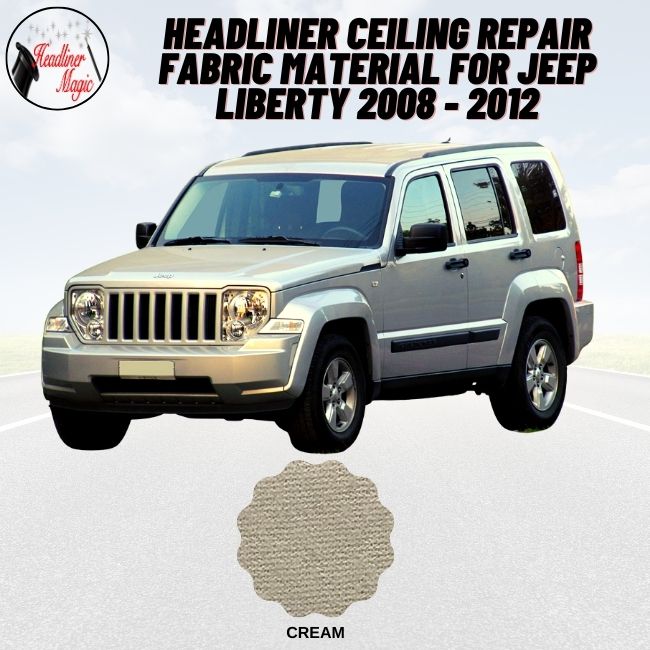 Headliner Ceiling Repair Fabric Material for JEEP LIBERTY 2008 - 2012