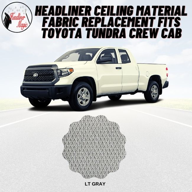 Headliner Ceiling Material Fabric Replacement Fits Toyota Tundra Crew Cab