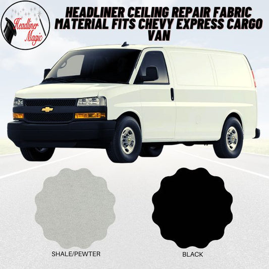 Material de tela para reparar el techo del techo que se adapta a la furgoneta de carga Chevy Express