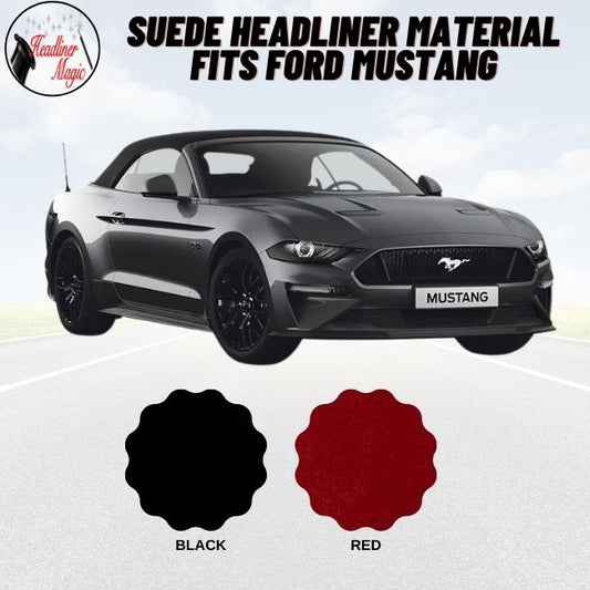 Suede Headliner Material Fits Ford Mustang