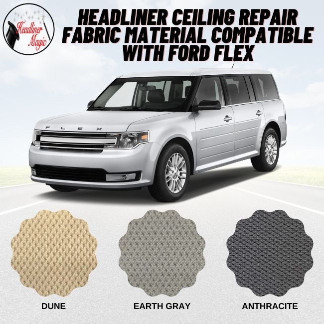 Headliner Ceiling Repair Fabric Material Compatible With FORD FLEX
