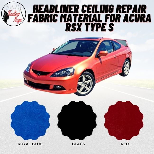 Headliner Ceiling Repair Fabric Material for Acura RSX TYPE S