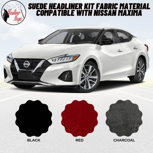 Suede Headliner Kit Fabric Material Compatible With Nissan Maxima