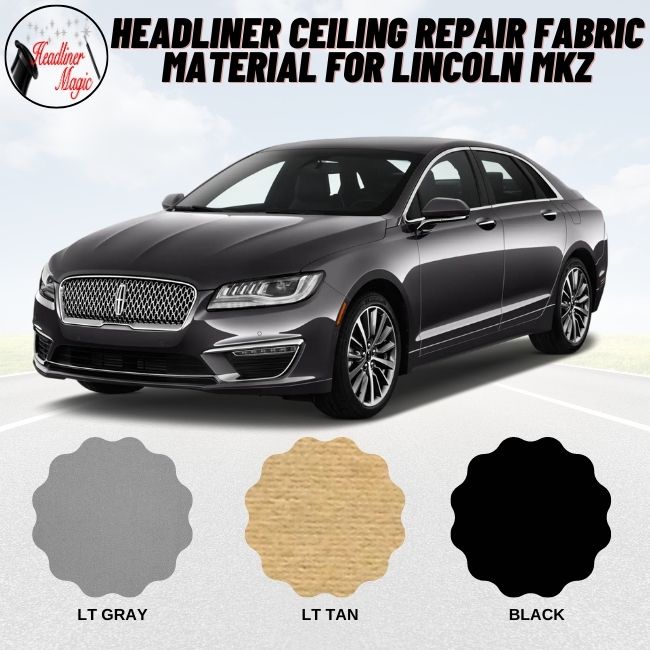 Headliner Ceiling Repair Fabric Material for Lincoln MKZ