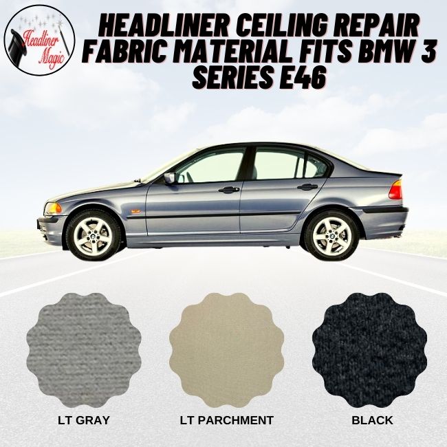 Headliner Ceiling Repair Fabric Material Fits BMW 3 SERIES E46