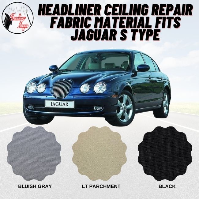 Headliner Ceiling Repair Fabric Material Fits Jaguar S Type