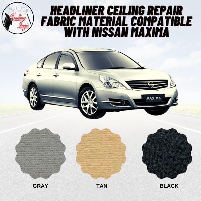 Headliner Ceiling Repair Fabric Material Compatible With Nissan Maxima