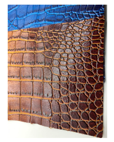 Faux Krocodile Vinyl Upholstery Crafting Fabric 53"Wide - 6 Colors - Headliner Magic Exotic Vinyl