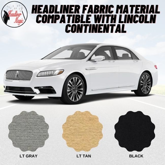 Headliner Fabric Material Compatible With Lincoln Continental