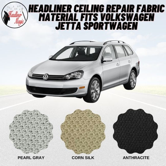 Headliner Ceiling Repair Fabric Material Fits Volkswagen Jetta Sportwagen