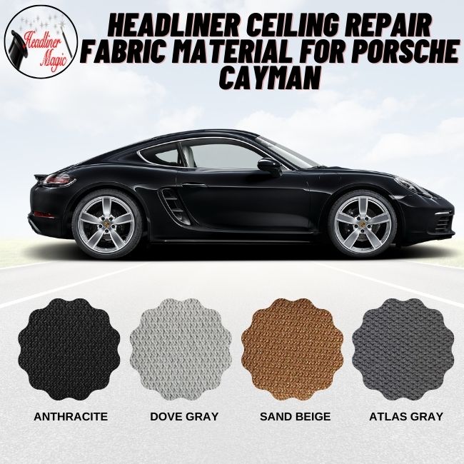 Headliner Ceiling Repair Fabric Material for PORSCHE CAYMAN