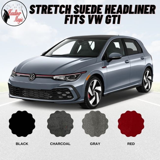 Stretch Suede Headliner Fits VW GTI