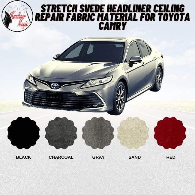 Stretch Suede Headliner Ceiling Repair Fabric Material for Toyota Camry