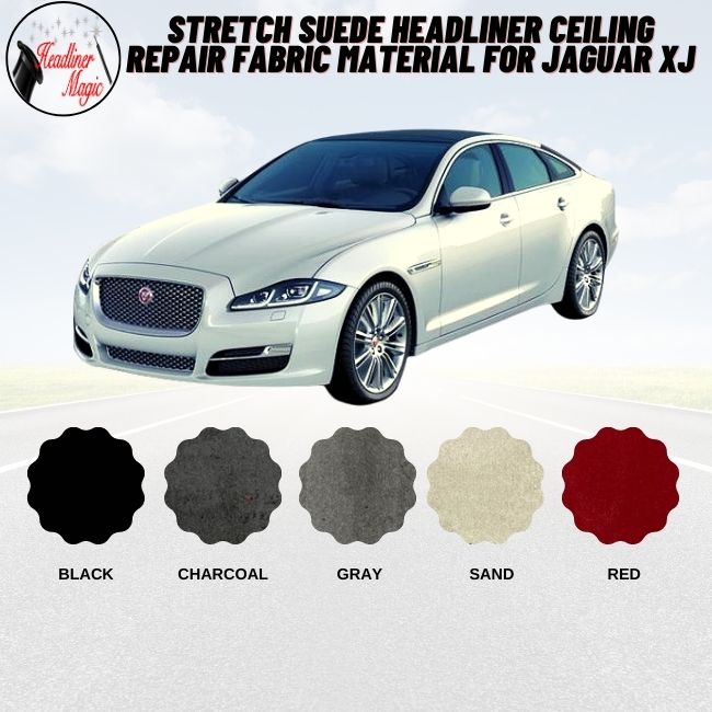 Stretch Suede Headliner Ceiling Repair Fabric Material for JAGUAR XJ & XJL