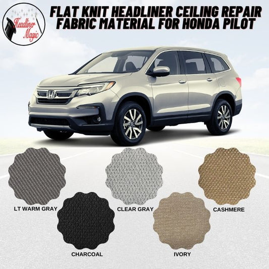 Flat Knit Headliner Ceiling Repair Fabric Material for Honda Pilot