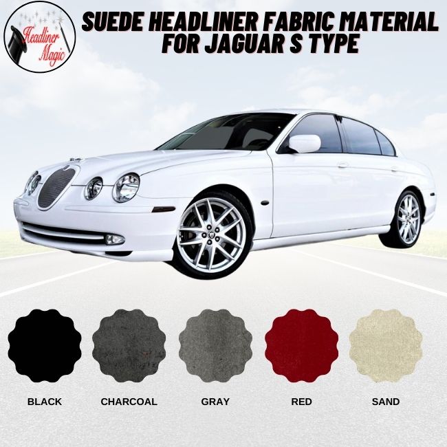 Suede Headliner Fabric Material for Jaguar S Type