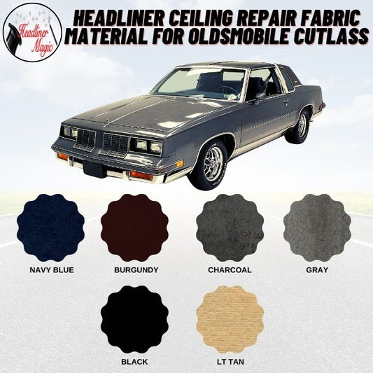 Headliner Ceiling Repair Fabric Material for Oldsmobile Cutlass