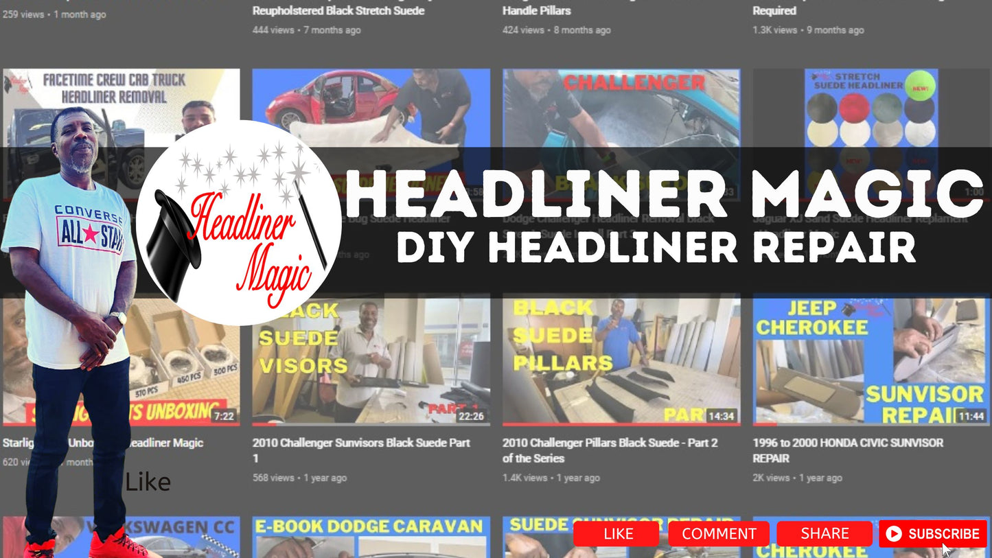 Headliner Material for JEEP CHEROKEE XJ by Headliner Magic