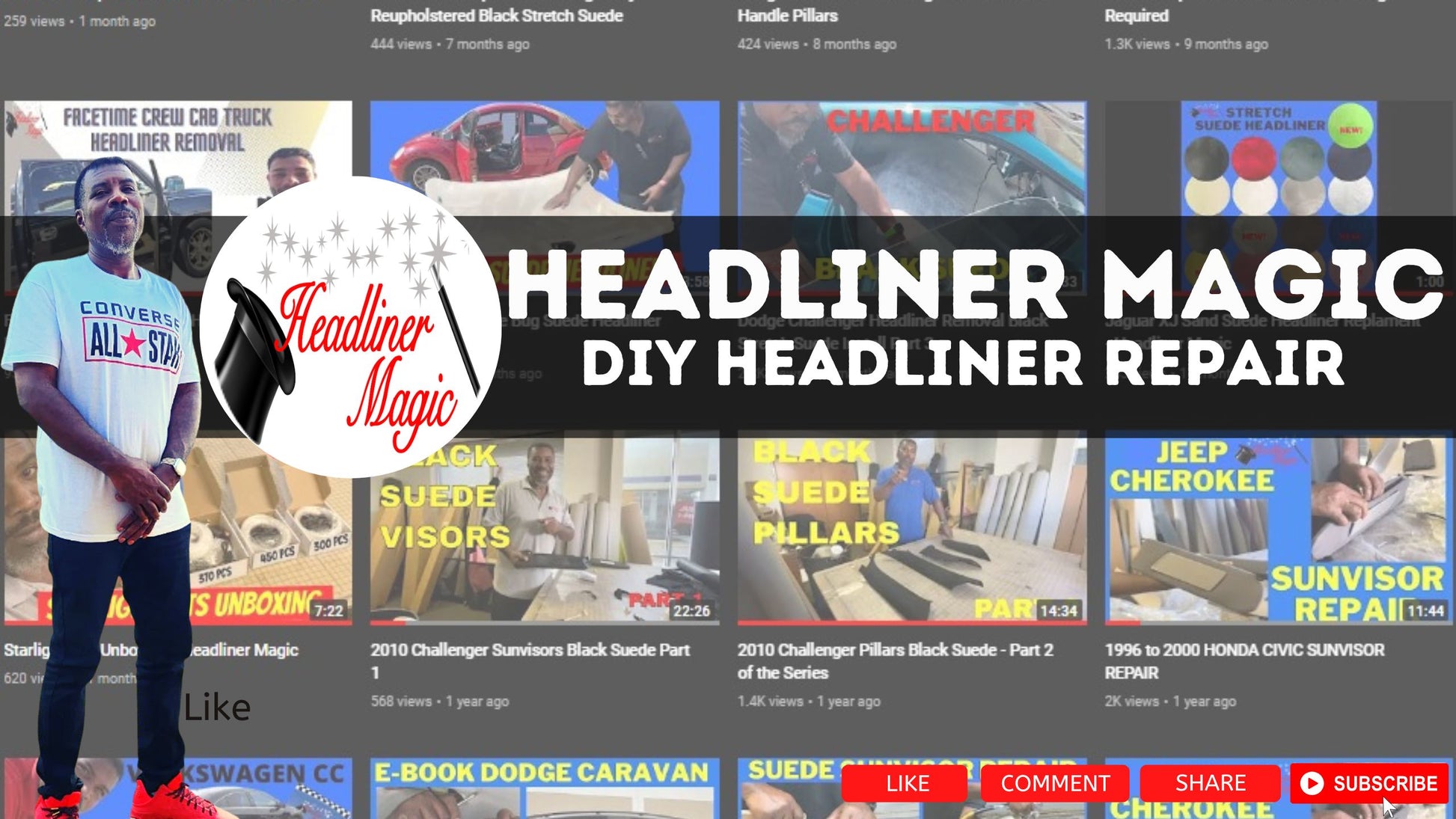Headliner Material for JEEP CHEROKEE XJ by Headliner Magic